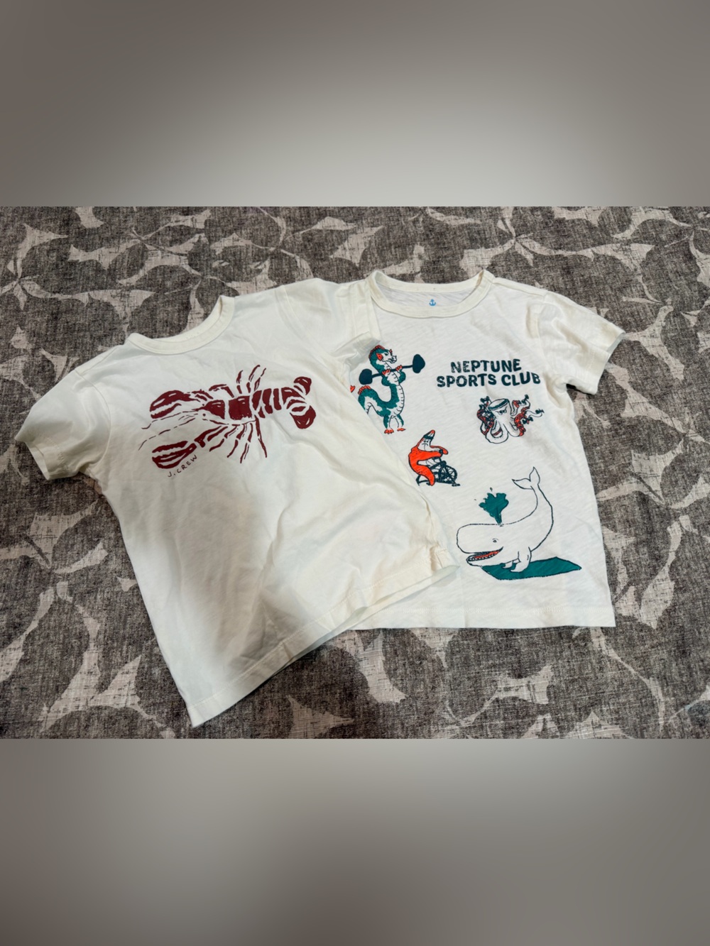 Crewcuts White Lobster & Neptune Sports Club Graphic Tees